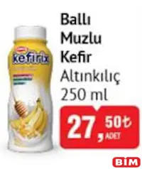 ALTINKILIÇ BALLI MUZLU KEFİR 250 ML